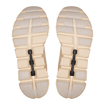 ON RUNNING WOMEN'S CLOUD 6 - SAND SAND - WOMEN'S - SOLE VIEW