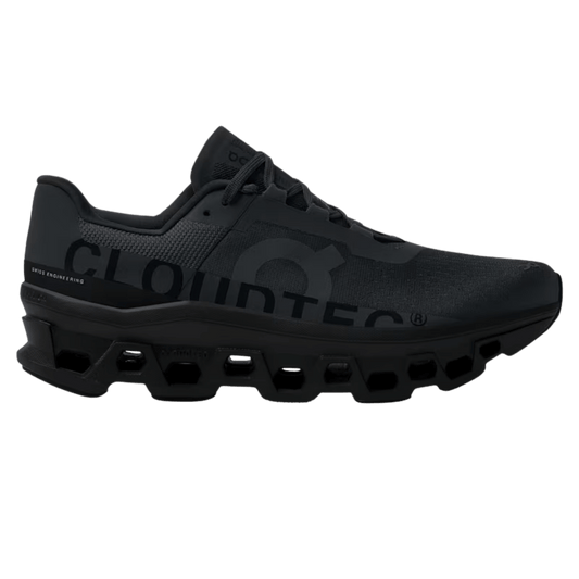 ON RUNNING CLOUDMONSTER RESPONSIVE RUNNING SHOES - SIDE