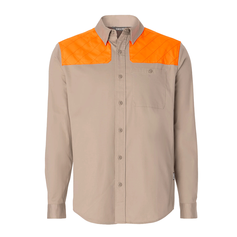 ORVIS MID WEIGHT SHOOTING SHIRTORVIS MID WEIGHT SHOOTING SHIRT ORANGE SAND