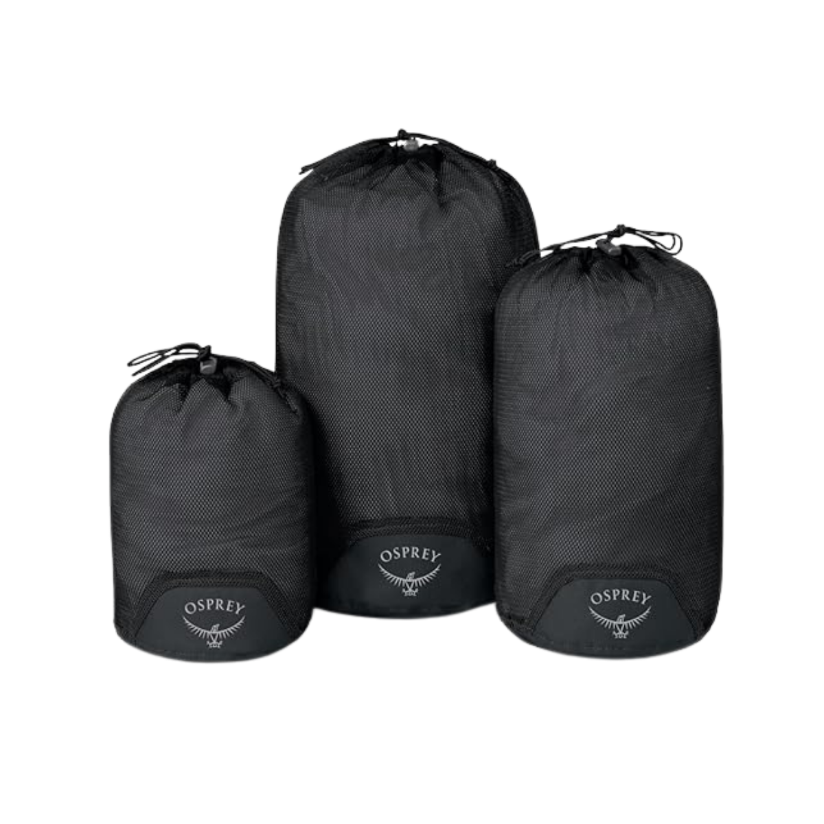 OSPREY DAYLITE MESH STUFF SACK SET BLACK