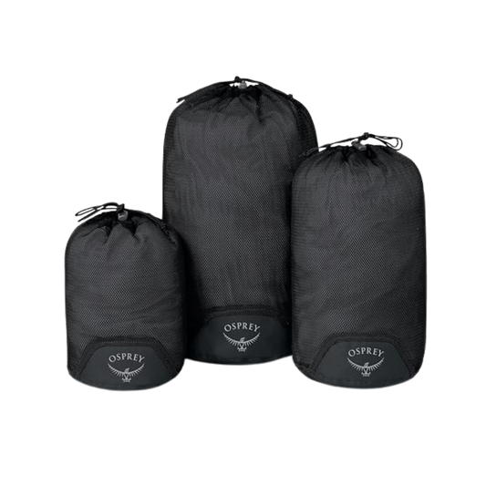 OSPREY DAYLITE MESH STUFF SACK SET BLACK