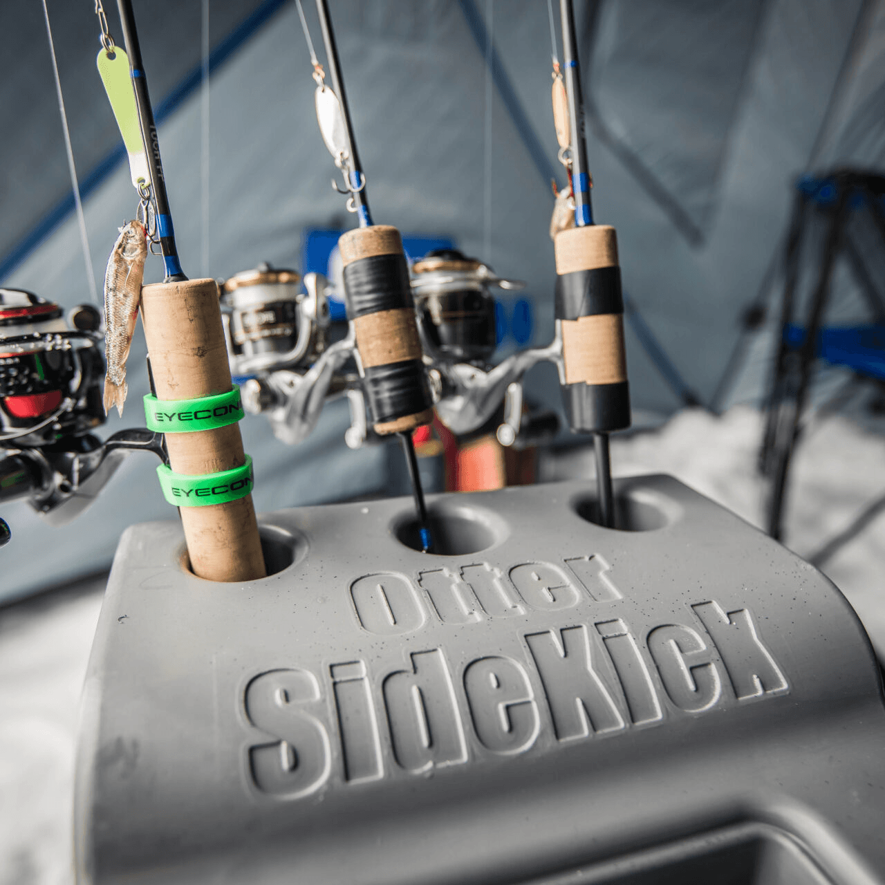 OTTER OUTDOORS SIDEKICK storing 3 fishing rods