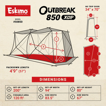 OUTBREAK 850XDP POP-UP SHELTER – Joe's Sporting Goods