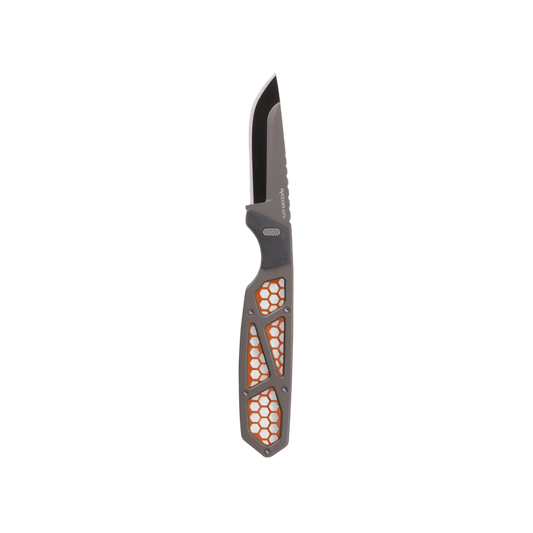OUTDOOR EDGE RAZOR APX FIXED HUNTING KNIFE GRAY HANDLE