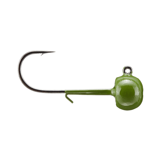 OUTKAST TACKLE PERFECT NED HEAD 3PK  GREEN PUMPKIN IMAGE