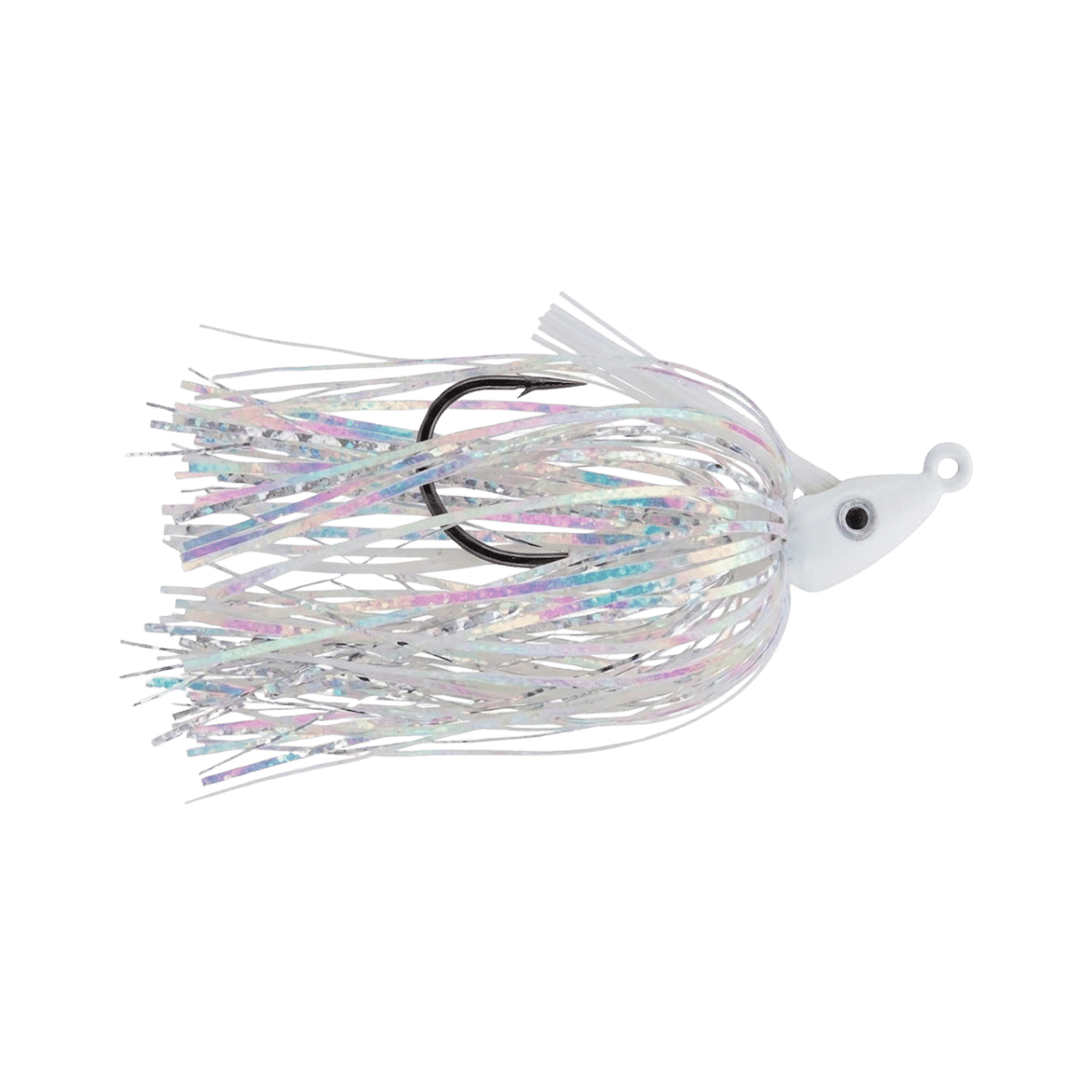 OUTKAST TACKLE PRO SWIM JIG WHITE RAINBOW IMAGE
