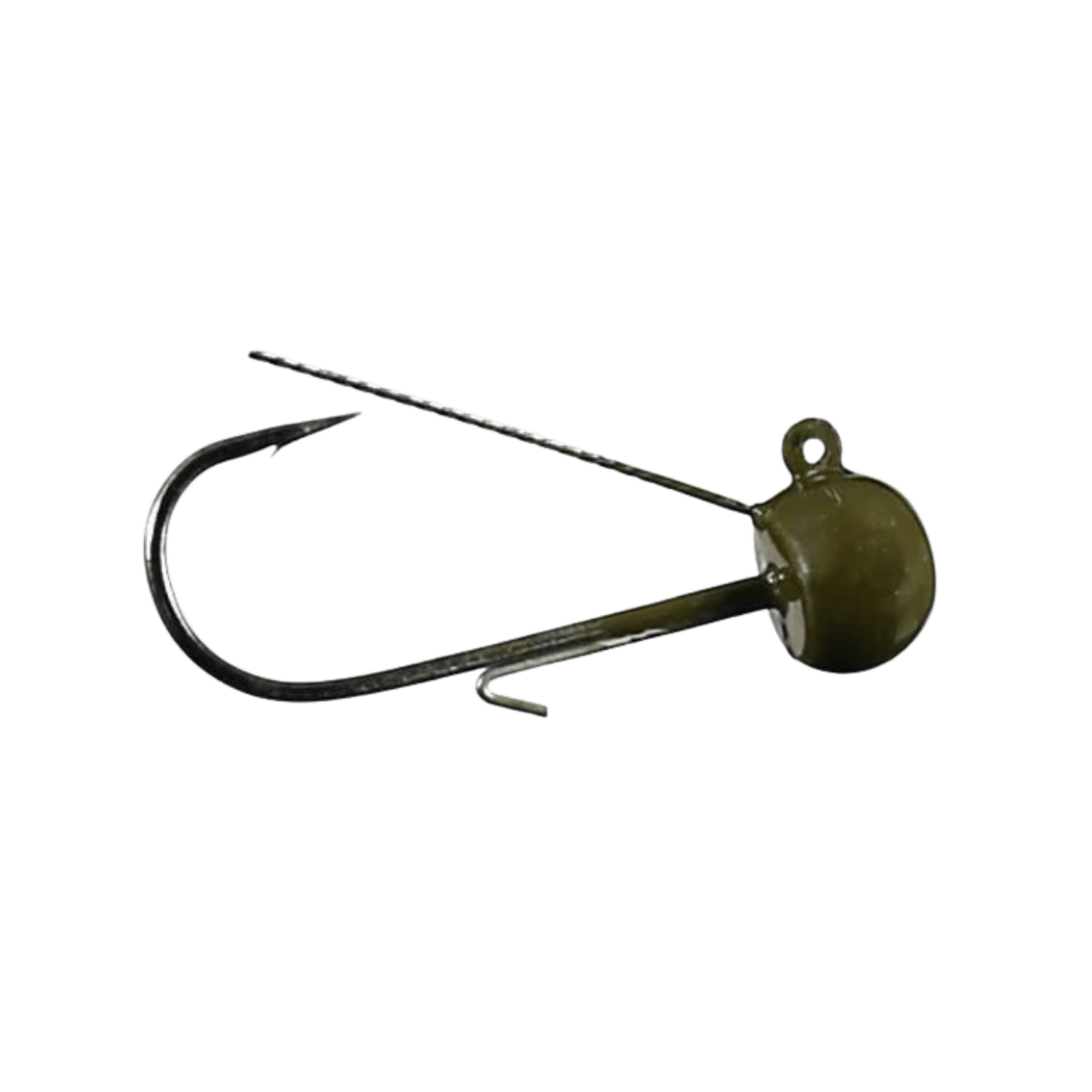 OUTKAST TACKLE WEEDLESS PERFECT NED HEAD 3PK 1/8OZ  1/0 GREEN PUMPKIN