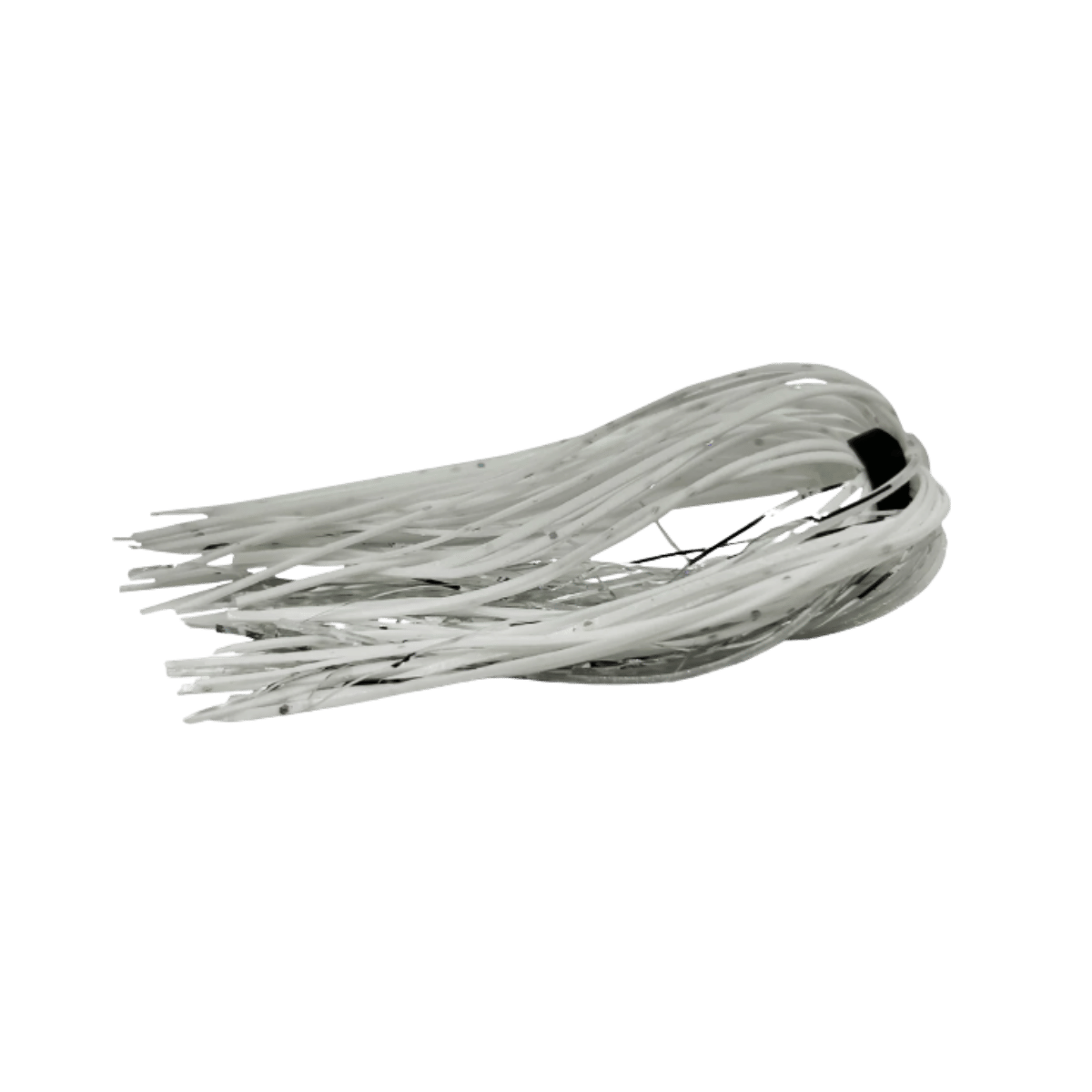 OUTKAST TACKLE REPLACEMENT SWIM JIG SKIRT 5PK WHT LIGHTNING