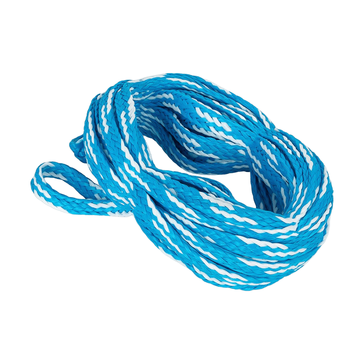 O'BRIEN 4-PERSON TUBE ROPE - CYAN WHITE
