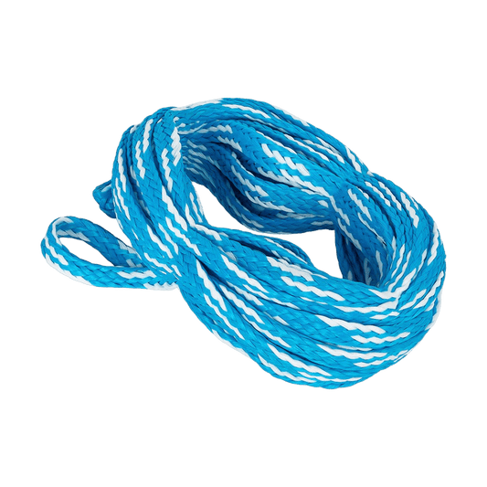 O'BRIEN 4-PERSON TUBE ROPE - CYAN WHITE