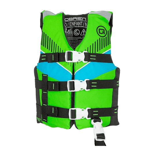 O'BRIEN CHILD NYLON LIFE JACKET -  GREEN