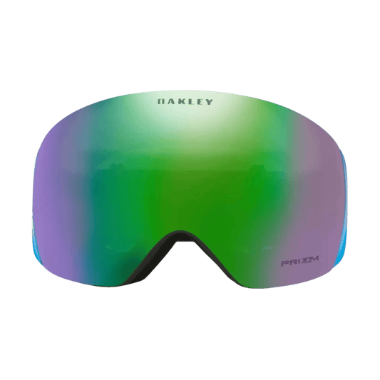 OAKLEY FLIGHT DECK LARGE GOGGLES - MIKAELA SHIFRIN ABSTRACT BLUE - FRONT VIEW