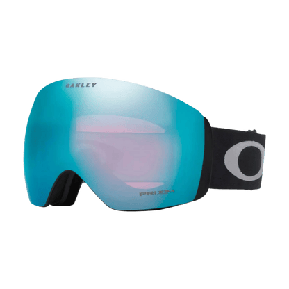 OAKLEY FLIGHT DECK LG GOGGLE - BLACK W/ SAPPHIRE - HI PINK - SIDE FRONT VIEW