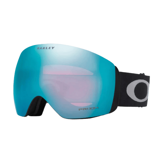 OAKLEY FLIGHT DECK LG GOGGLE - BLACK W/ SAPPHIRE - HI PINK - SIDE FRONT VIEW