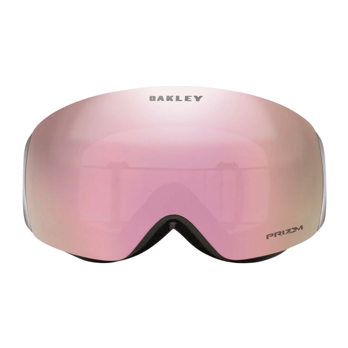 OAKLEY FLIGHT DECK MEDIUM GOGGLES - PRIZM CLEAR BLACK W/ROSEGOLD - FRONT VIEW