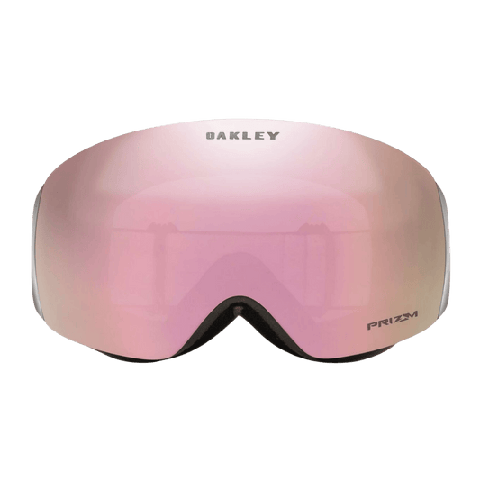 OAKLEY FLIGHT DECK MEDIUM GOGGLES - PRIZM CLEAR BLACK W/ROSEGOLD - FRONT VIEW