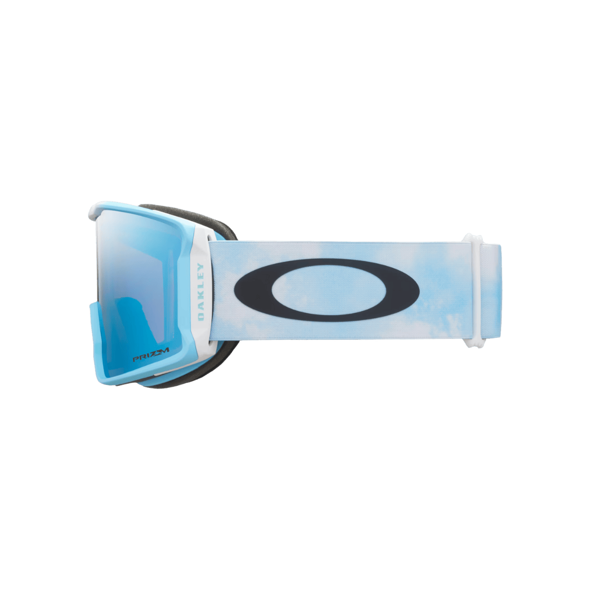 OAKLEY LINE MINER LARGE GOGGLES - CHLOE KIM - PRIZM SAPH - SIDE VIEW
