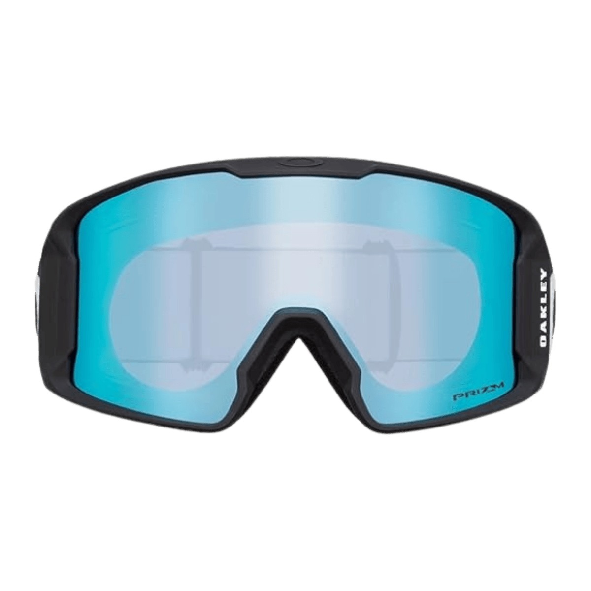 OAKLEY LINE MINER LARGE GOGGLES - PRIZM CLEAR BLACK W/ SAPPHIRE - FRONT VIEW