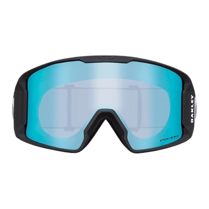 OAKLEY LINE MINER LARGE GOGGLES - PRIZM CLEAR BLACK W/ SAPPHIRE - FRONT VIEW