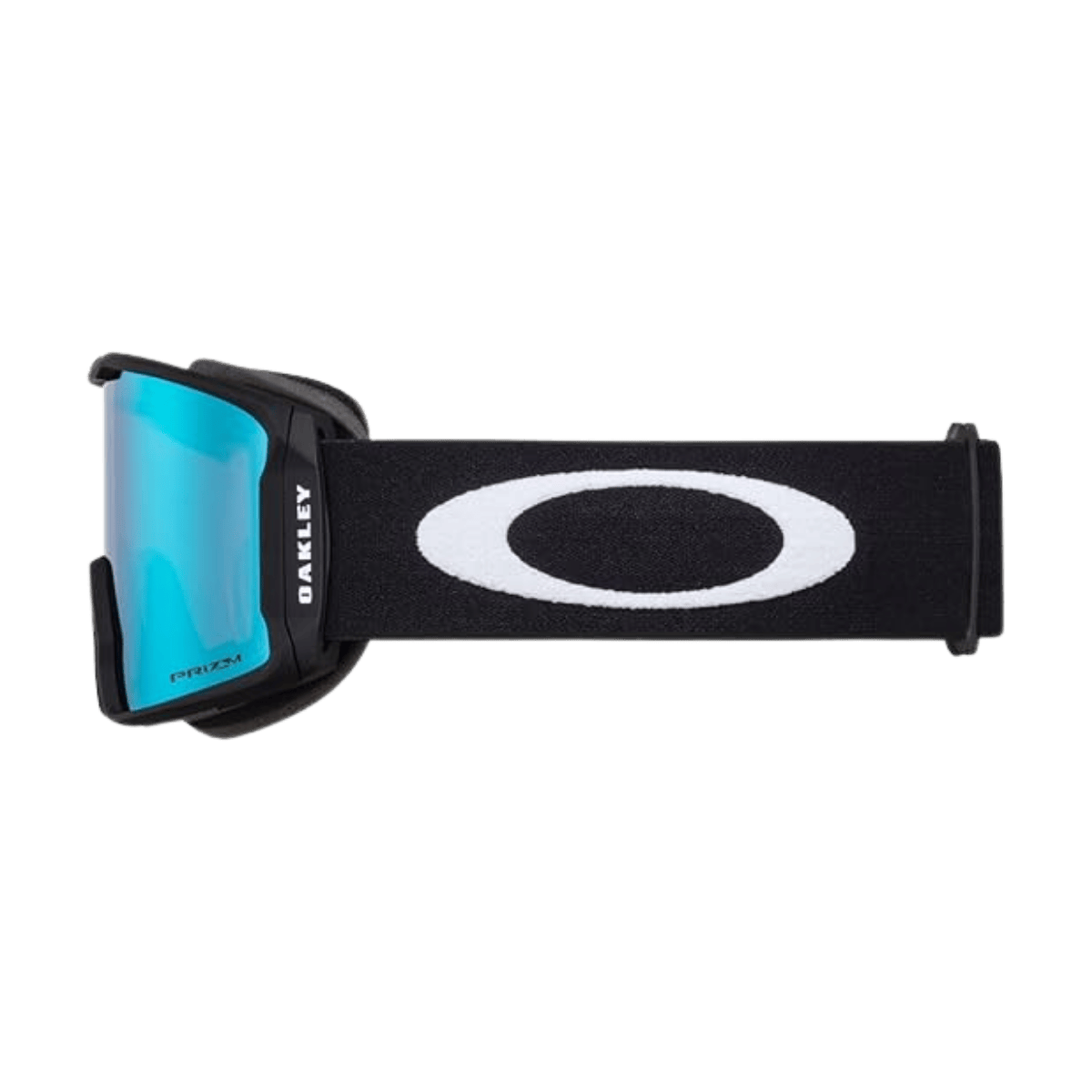 OAKLEY LINE MINER LARGE GOGGLES - PRIZM CLEAR BLACK W/ SAPPHIRE - SIDE VIEW
