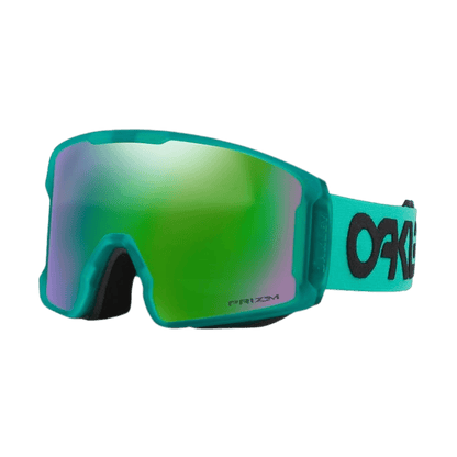 OAKLEY LINE MINER XL SNOW GOGGLES - B1B CELESTE - PRIZM JD - SIDE VIEW
