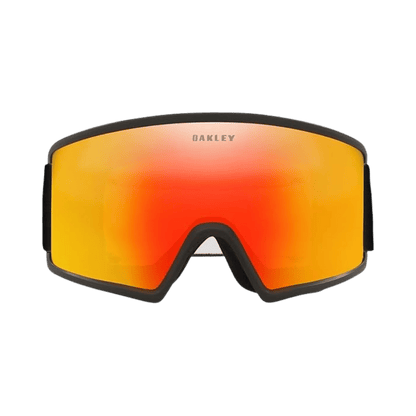 OAKLEY TARGET LINE LARGE GOGGLES - BLACK/FIRE & PERSIMMON - FRONT VIEW