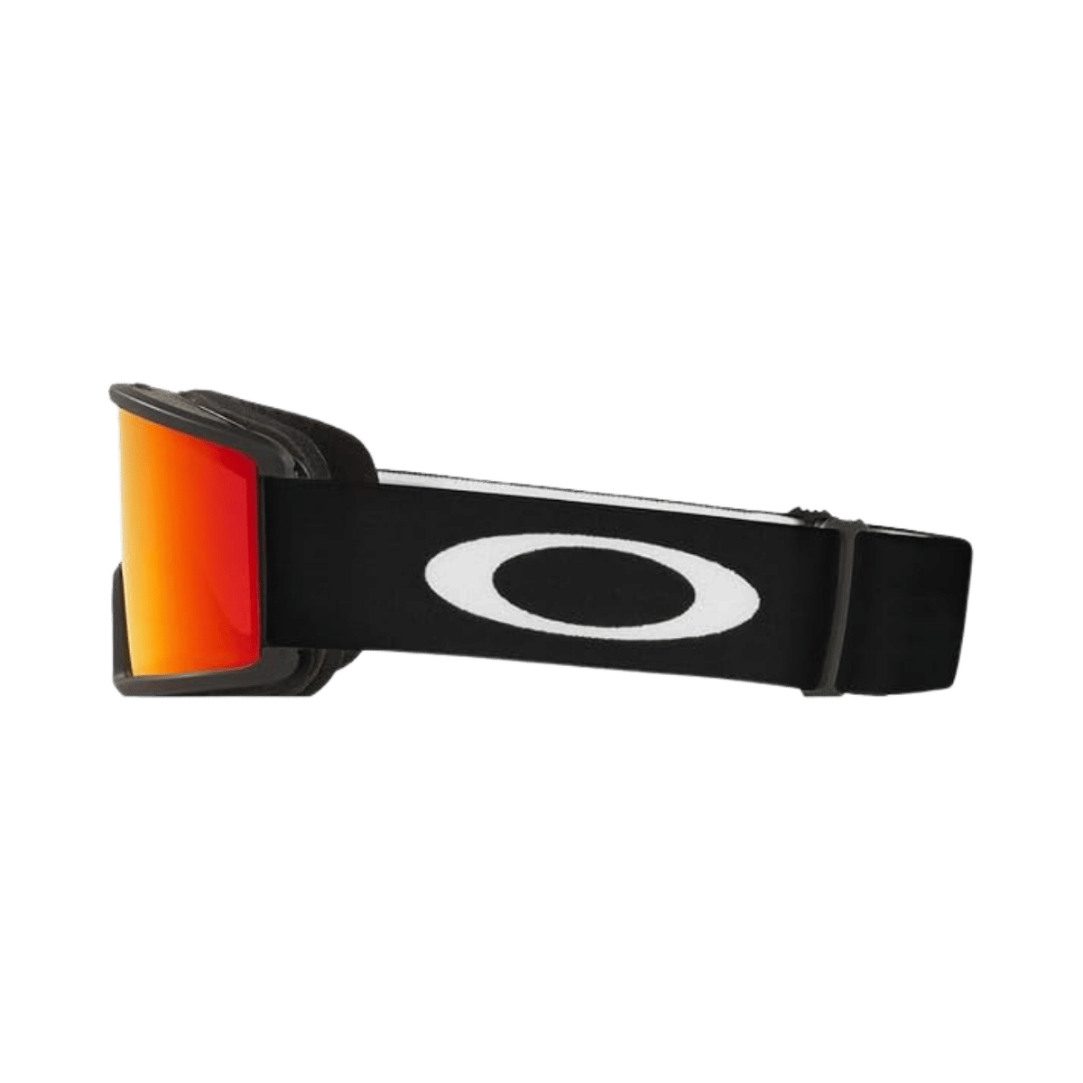 OAKLEY TARGET LINE LARGE GOGGLES - BLACK/FIRE & PERSIMMON - SIDE VIEW