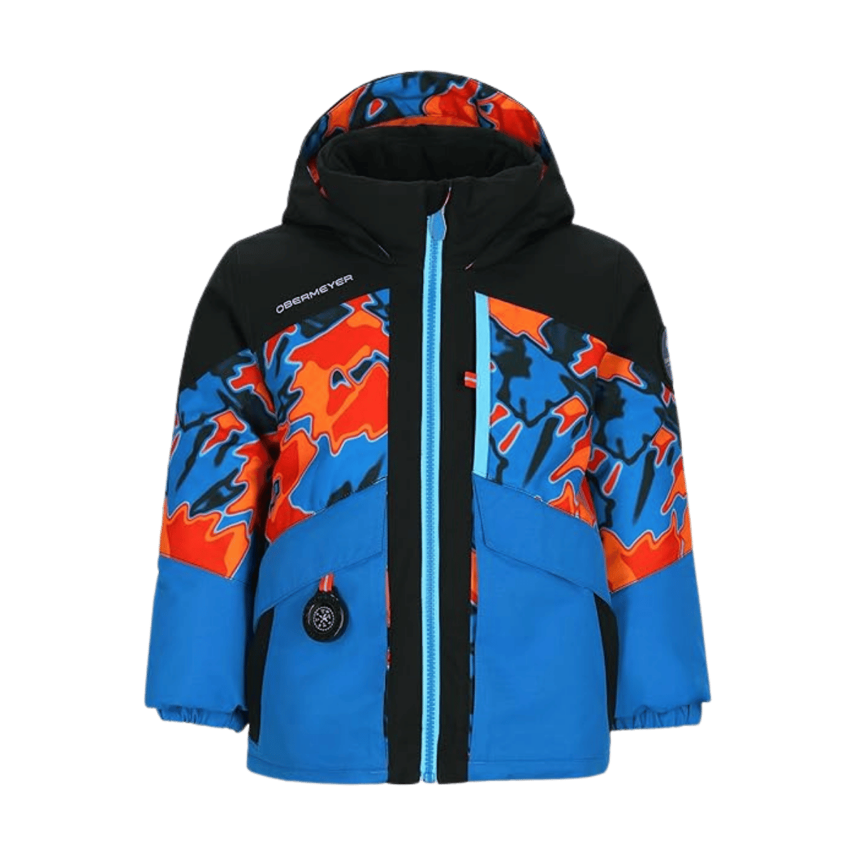 OBERMEYER BOY'S ALTAIR JACKET - THERMAL SLOPES - FRONT VIEW