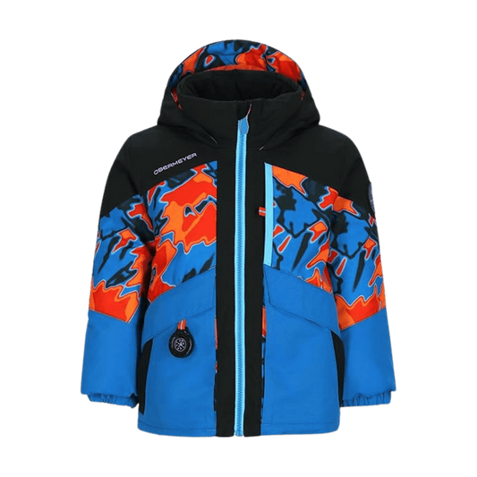 OBERMEYER BOY'S ALTAIR JACKET - THERMAL SLOPES - FRONT VIEW