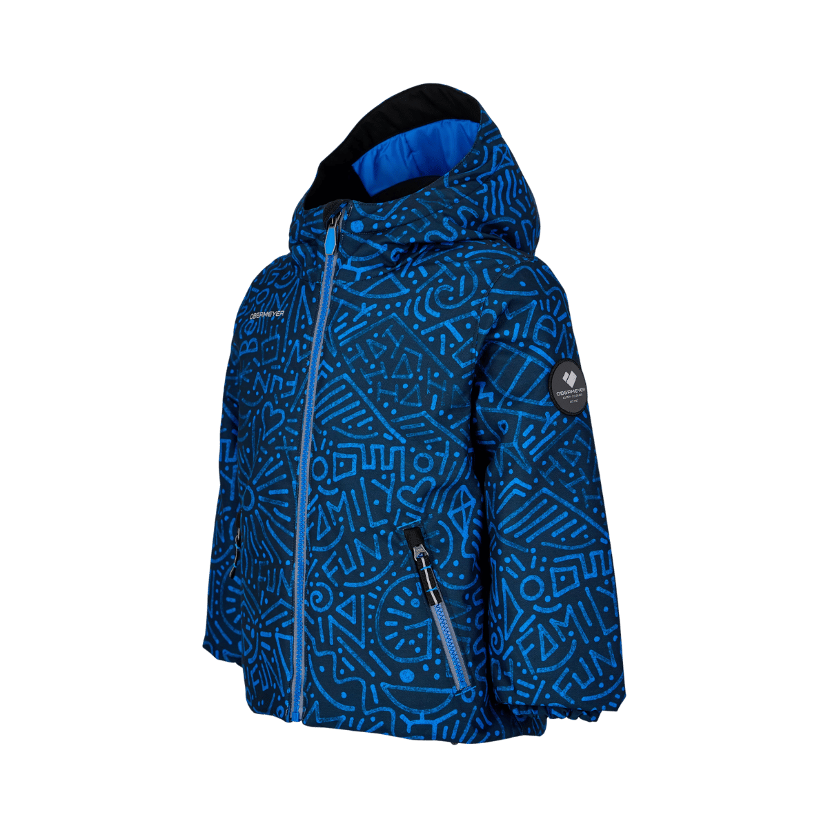 OBERMEYER BOY'S ASHOR JACKET - GET OUTSIDE - SIDE VIEW