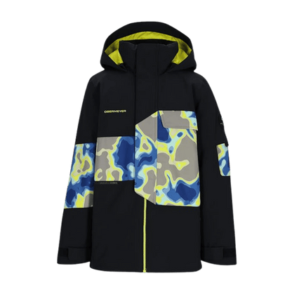 OBERMEYER BOYS' AXEL JACKET - THERMAL SHOCK - FRONT VIEW