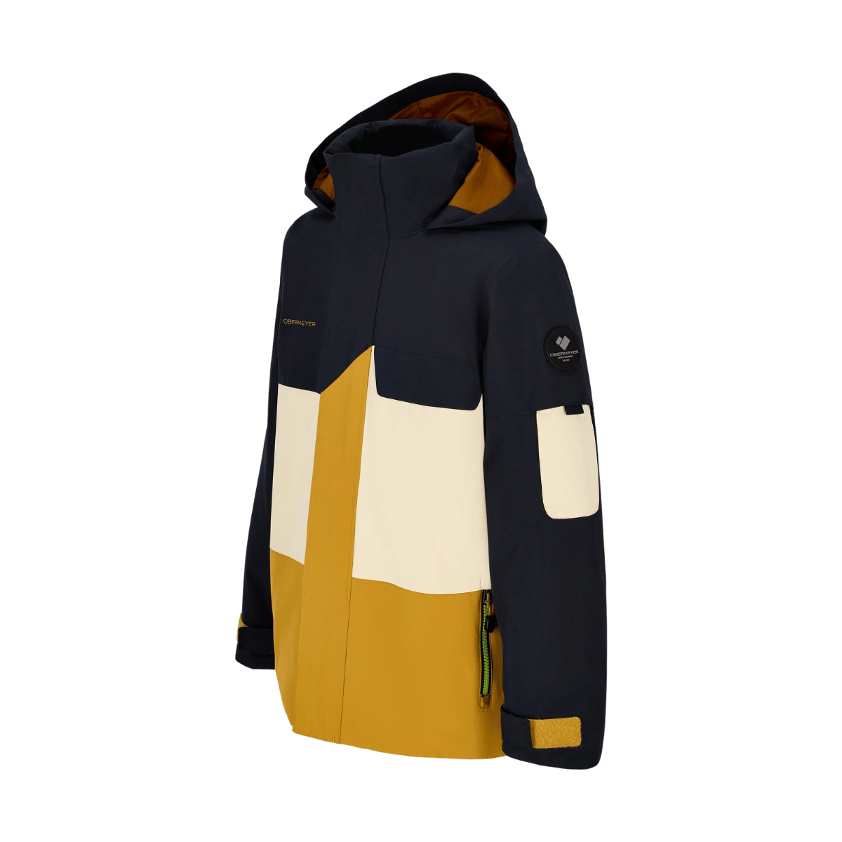 OBERMEYER BOYS' AXEL JACKET - BURNT HONEY - SIDE VIEW