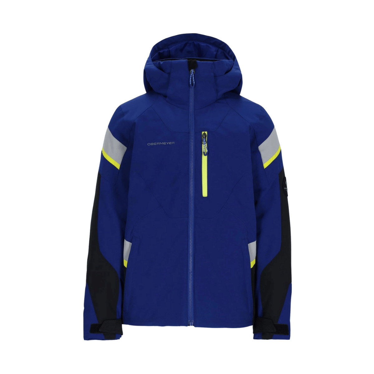 OBERMEYER BOYS' MACH 14 JACKET - CADET - FRONT VIEW