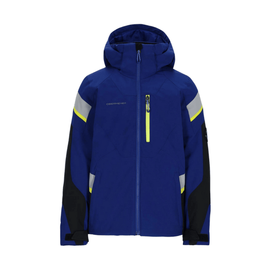 OBERMEYER BOYS' MACH 14 JACKET - CADET - FRONT VIEW