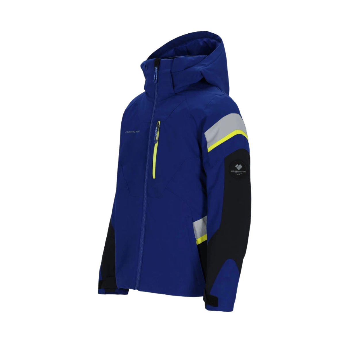 OBERMEYER BOYS' MACH 14 JACKET - CADET - SIDE VIEW