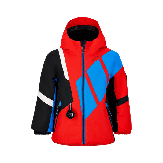 OBERMEYER BOYS' ORB JACKET - RED - FRONT VIEW