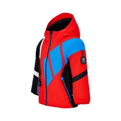 OBERMEYER BOYS' ORB JACKET - RED - SIDE VIEW