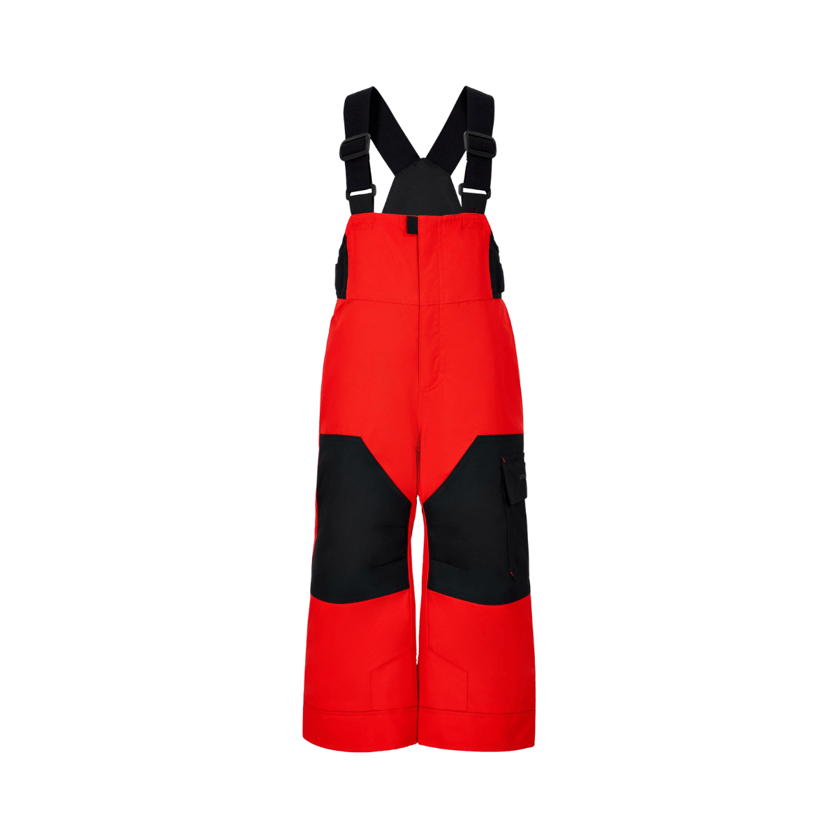OBERMEYER BOYS' VOLT BIB PANT - RED - FRONT VIEW