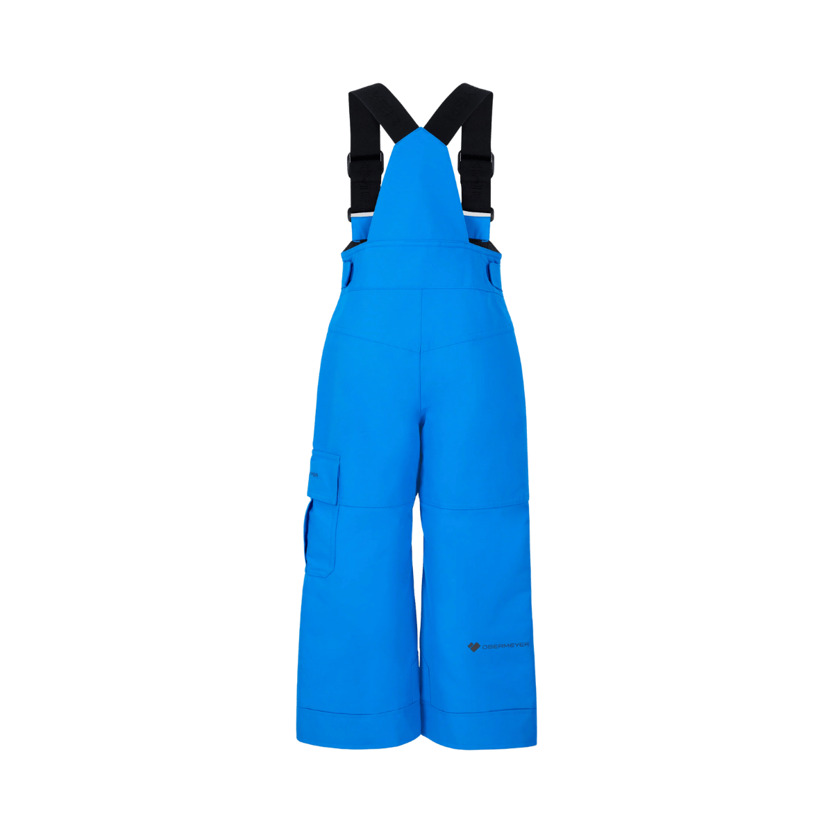 OBERMEYER BOYS' VOLT BIB PANT - BLUE VIBES - BACK VIEW