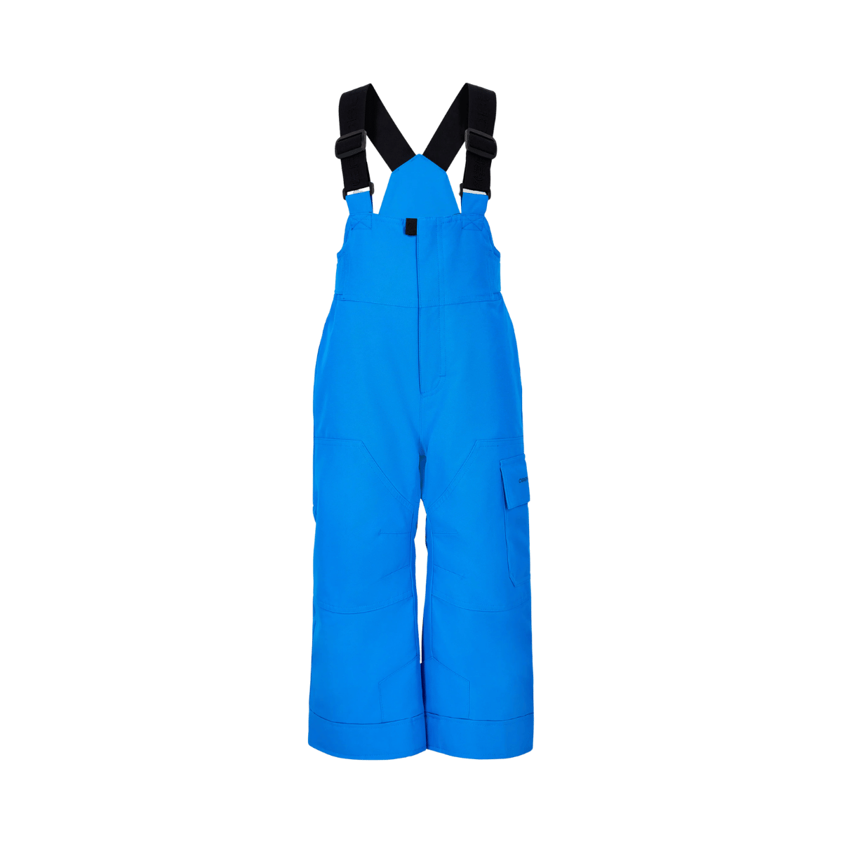 OBERMEYER BOYS' VOLT BIB PANT - BLUE VIBES - FRONT VIEW