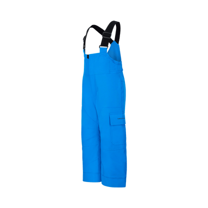 OBERMEYER BOYS' VOLT BIB PANT - BLUE VIBES - SIDE VIEW