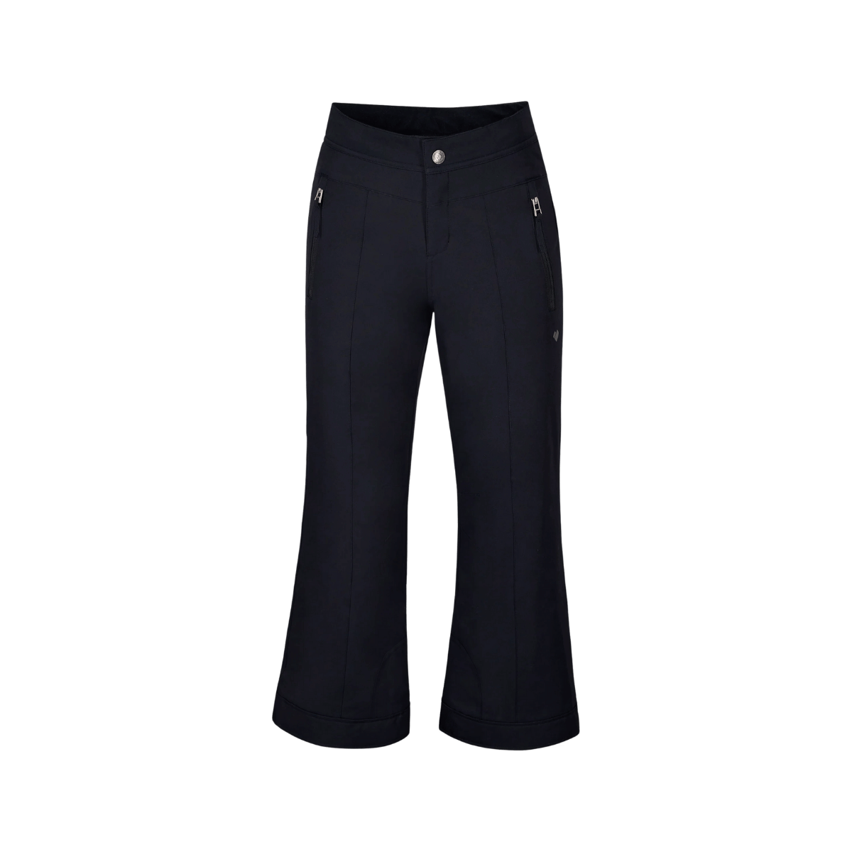 OBERMEYER GIRLS' BROOKE PANT - BLACK - FRONT VIEW