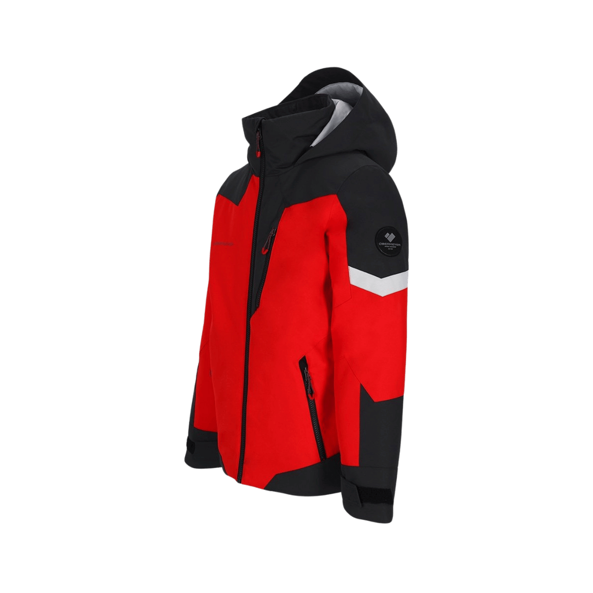 OBERMEYER BOYS' FLEET JACKET - MOONSTONE - SIDE VIEW