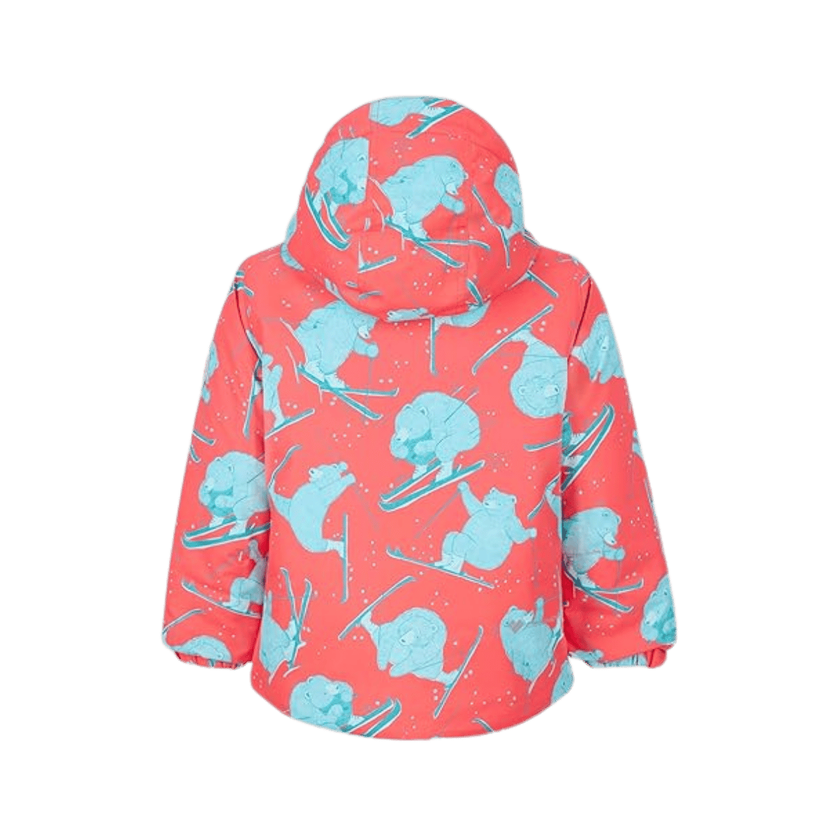 OBERMEYER GIRLS' ASHOR JACKET - DAFFY DAYZ PINK - BACK VIEW