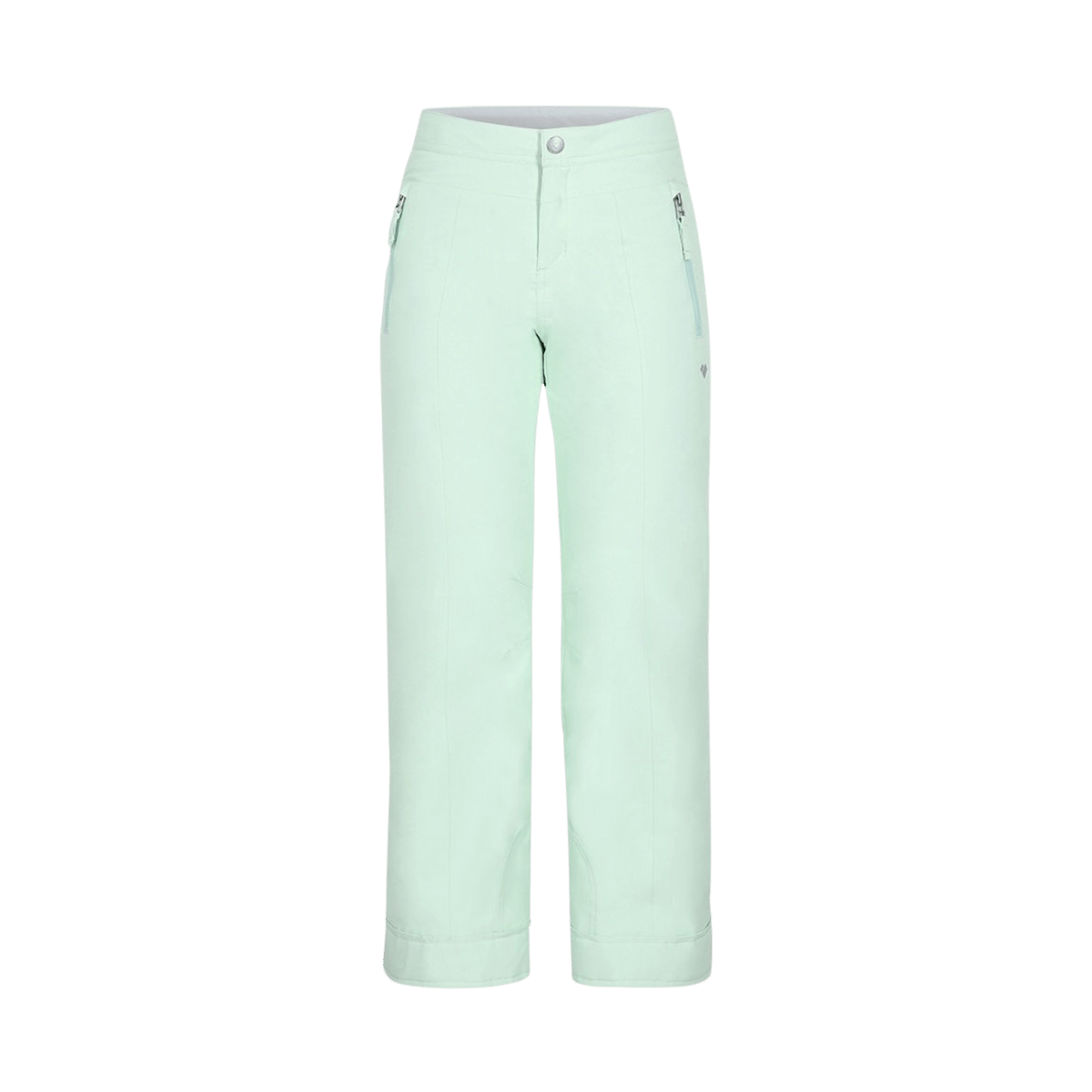 OBERMEYER GIRLS' BROOKE PANT - WINTER MINT - FRONT VIEW