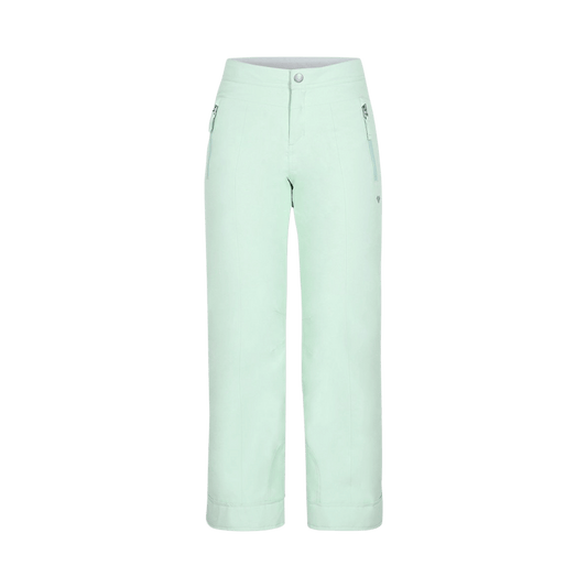 OBERMEYER GIRLS' BROOKE PANT - WINTER MINT - FRONT VIEW