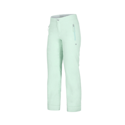 OBERMEYER GIRLS' BROOKE PANT - WINTER MINT - SIDE VIEW