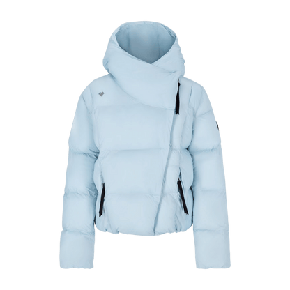 OBERMEYER GIRL'S ISLA JACKET - ICEBURG BLUE - FRONT VIEW