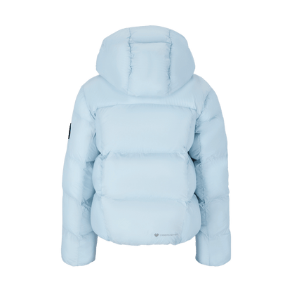 OBERMEYER GIRL'S ISLA JACKET - ICEBURG BLUE - BACK VIEW