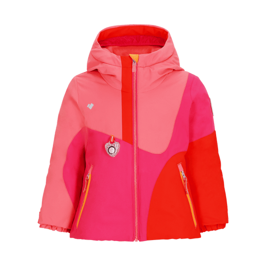 OBERMEYER GIRLS' LIVIA JACKET - SHOWSTOPPER - FRONT VIEW